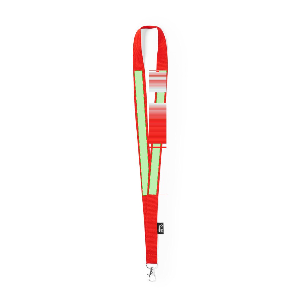 Lanyard Loriet — drukvlak op beide zijden van de keycord
