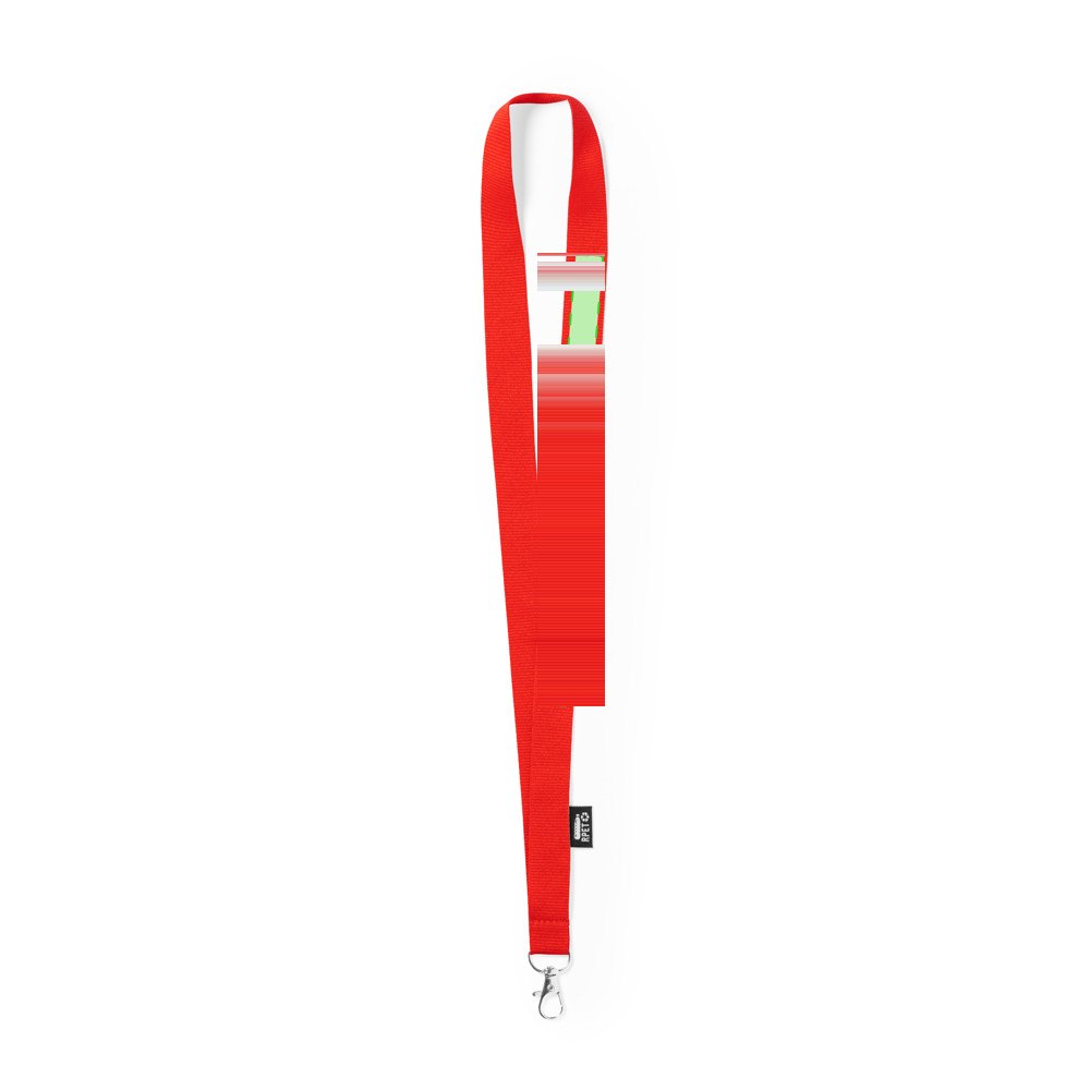 Lanyard Loriet — drukvlak op de binnenste strook