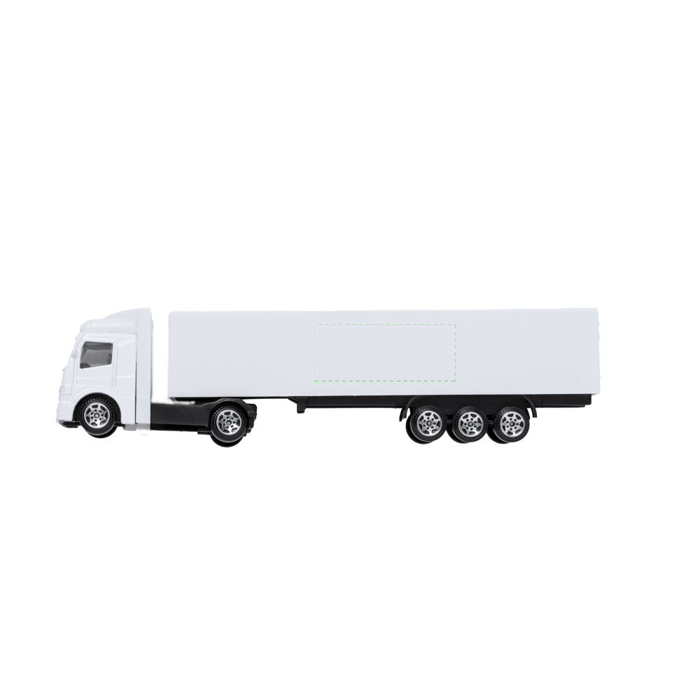 Model Truck — drukvlak linkerzijkant trailer middel