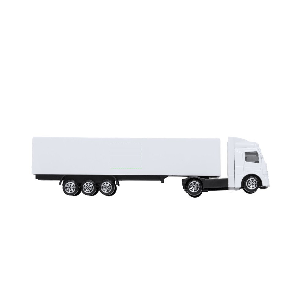 Model Truck — drukvlak rechterzijkant trailer klein