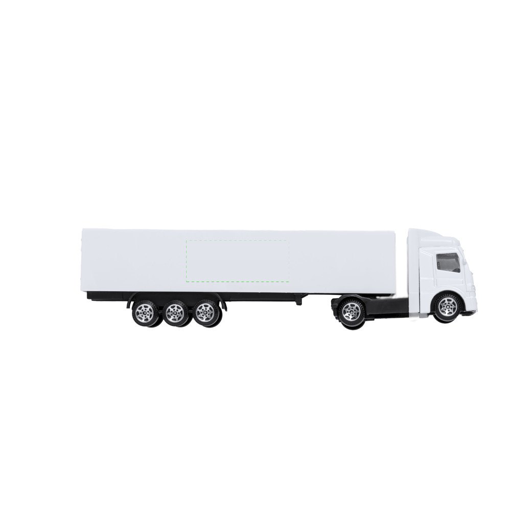 Model Truck — drukvlak rechterzijkant trailer middel