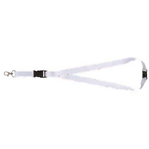 Balta gerecycled PET lanyard met safety breakaway sluiting en gesp — drukvlak rondom, voor
