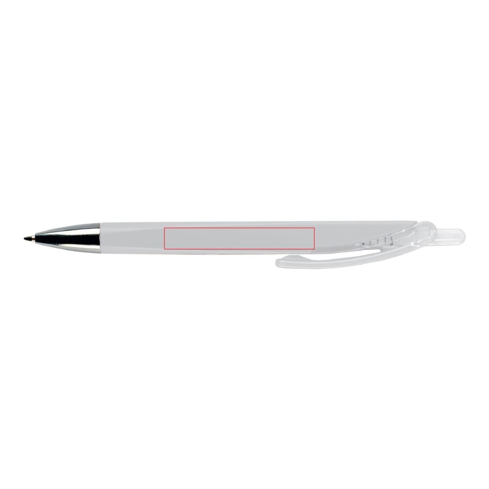 Balpen Riva soft touch — drukvlak 270 graden van de clip
