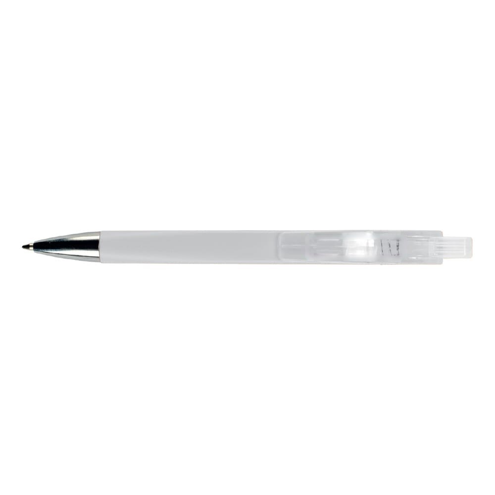 Balpen Riva soft touch — drukvlak op de clip