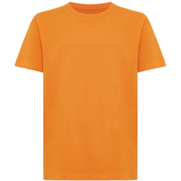IQONIQ Koli kids lichtgewicht gerecycled katoen t-shirt — drukvlak artikel voorzijde