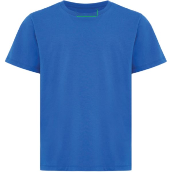 IQONIQ Koli kids lichtgewicht gerecycled katoen t-shirt — drukvlak in de nek