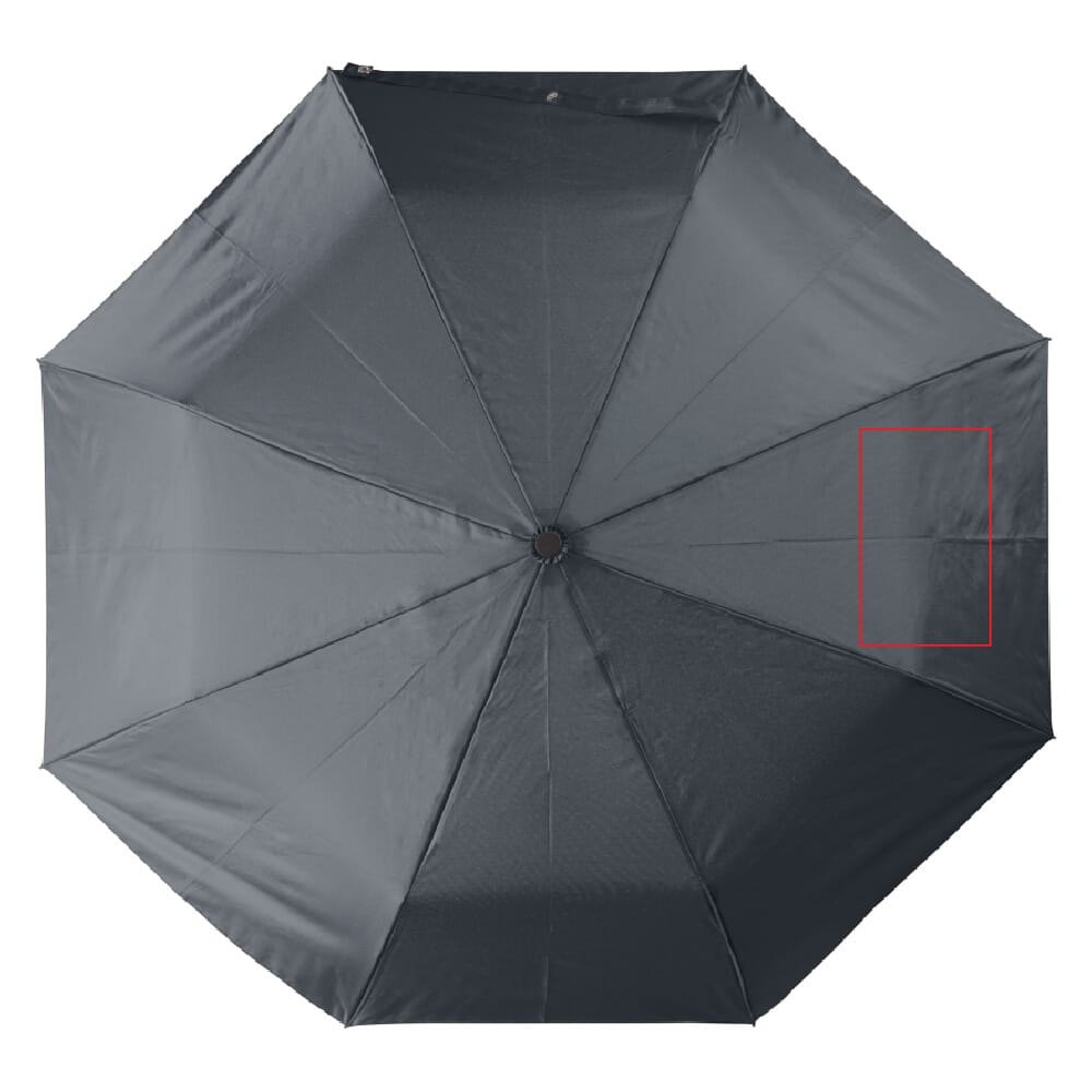 Opvouwbare 22” paraplu auto open — drukvlak rechter paneel
