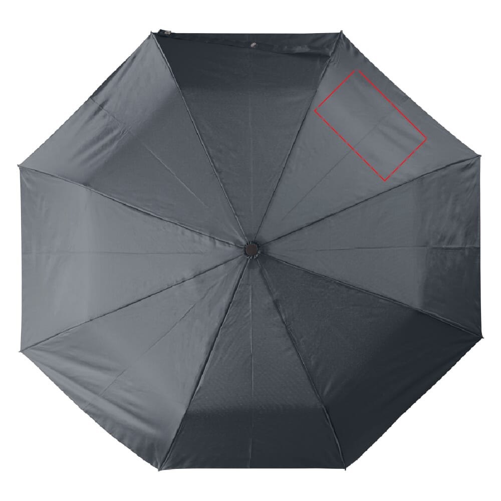 Opvouwbare 22” paraplu auto open — drukvlak paneel rechtsboven