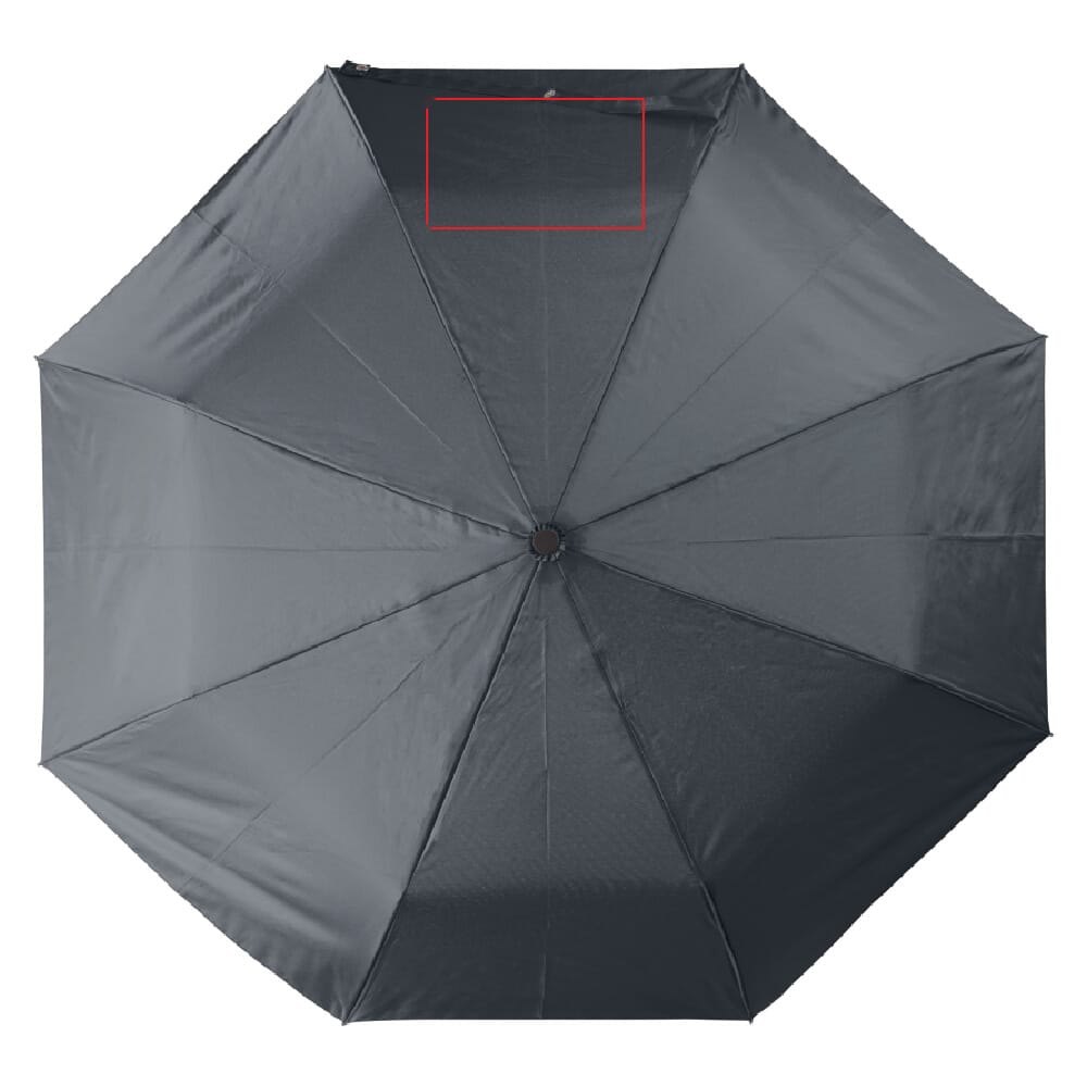 Opvouwbare 22” paraplu auto open — drukvlak bovenste paneel
