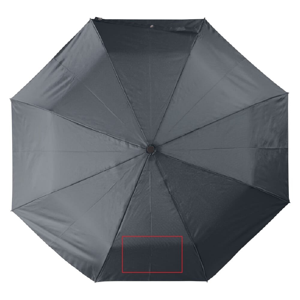 Opvouwbare 22” paraplu auto open — drukvlak onderste paneel