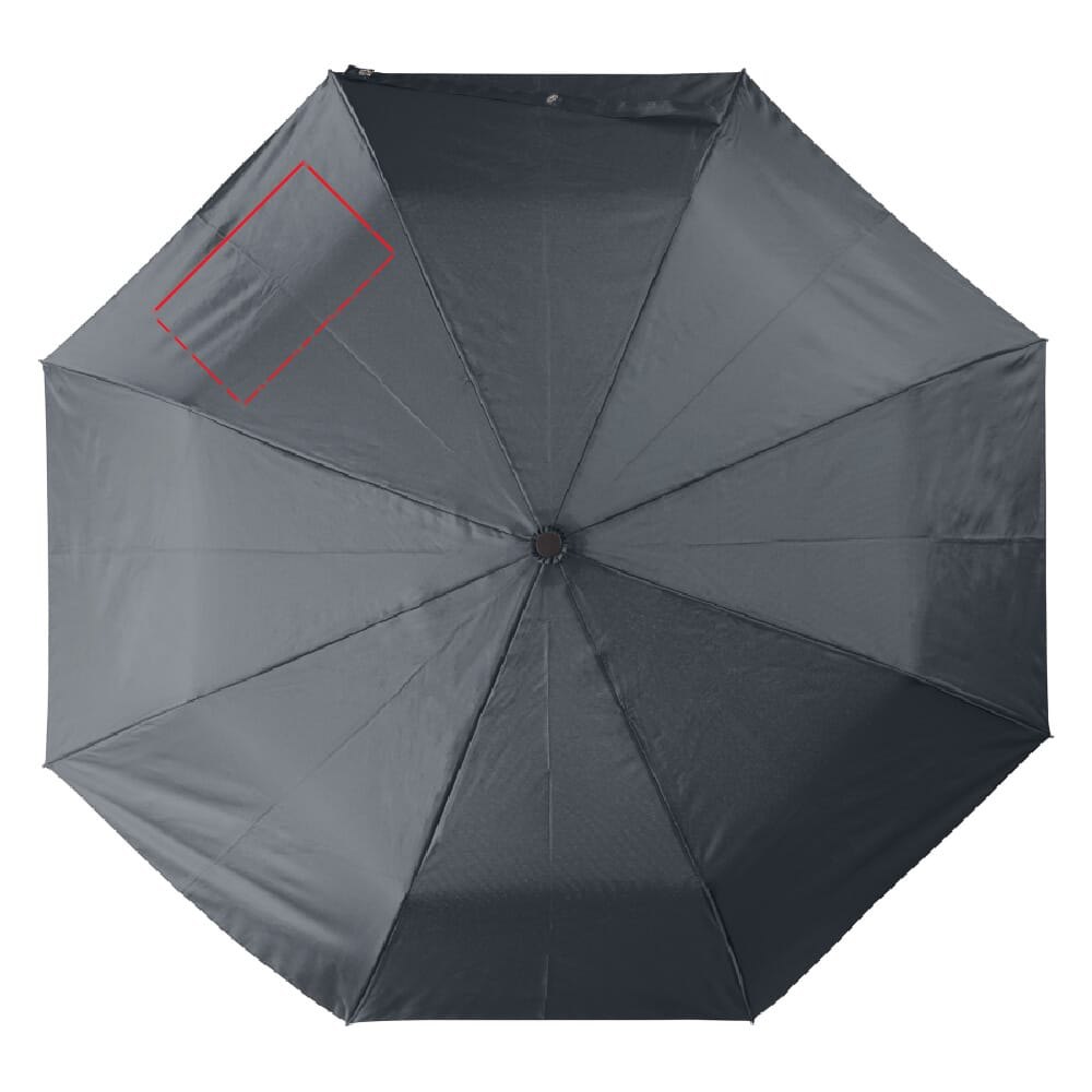 Opvouwbare 22” paraplu auto open — drukvlak paneel linksboven