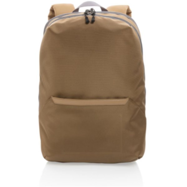 Impact AWARE™ 1200D 15.6'' modern laptoprugzak — drukvlak artikel voorzijde onder