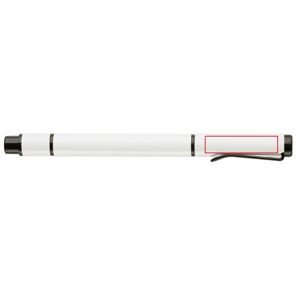Balpen 2-in-1 hardcolour — drukvlak op de kap 270 graden onder de clip