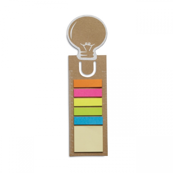 IDEA Boekenlegger met memoblaadjes  MO7804-13