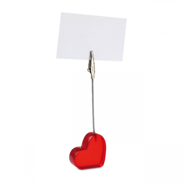 CLIPORAZON Hartvormige memoclip MO7157-05