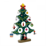 WOODTREE Houten kerstboom met decoratie CX1278-09