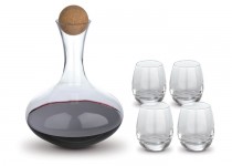 Glazen Karaf set Curvy