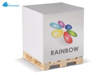 Kubusblok met pallet