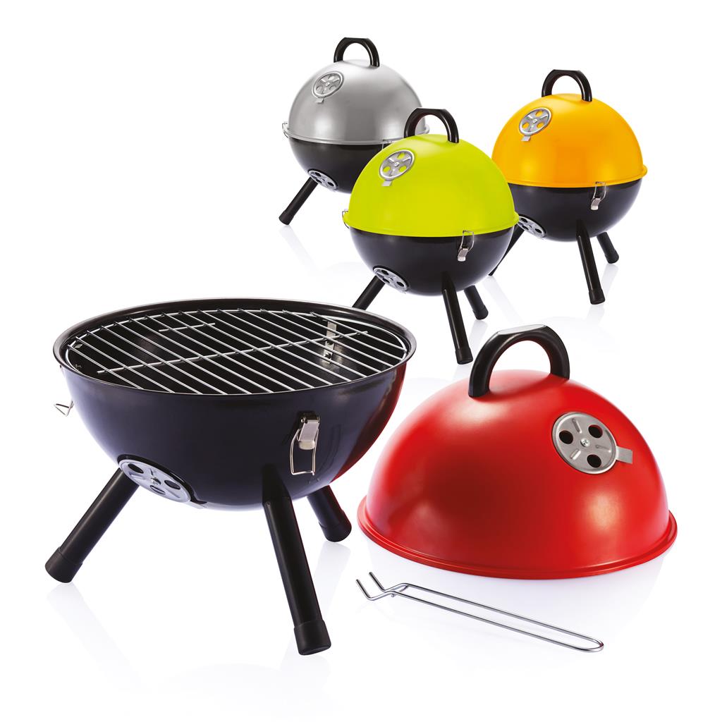 Barbecue met verstelbare luchtopening in deksel en design handvat. Geregistreerd ontwerp®
