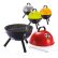 Barbecue met verstelbare luchtopening in deksel en design handvat. Geregistreerd ontwerp®