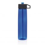 Tritan fles met draaidop en opklapbare drinktuit. Fles met handige draaghaak. BPA-vrij. Inhoud 750ml.