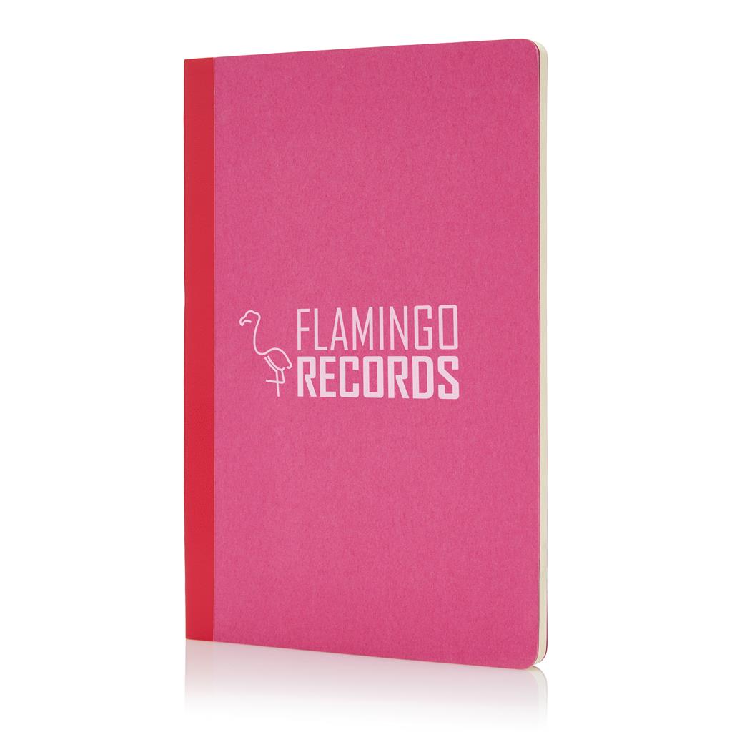Schrijf je dagelijkse notities in deze trendy gekleurde en flexibele A5 notitieboekjes. 64 pagina's van 80g/m2.