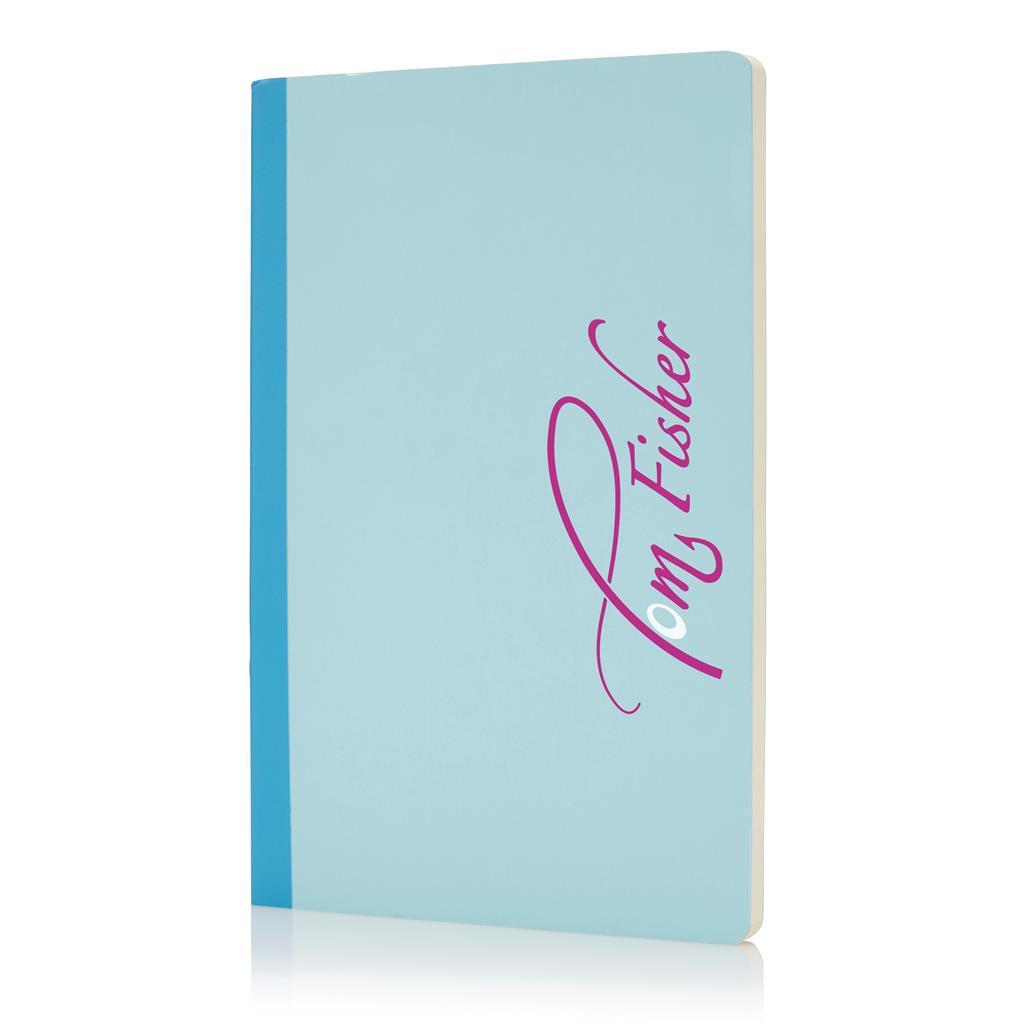 Schrijf je dagelijkse notities in deze trendy gekleurde en flexibele A5 notitieboekjes. 64 pagina's van 80g/m2.