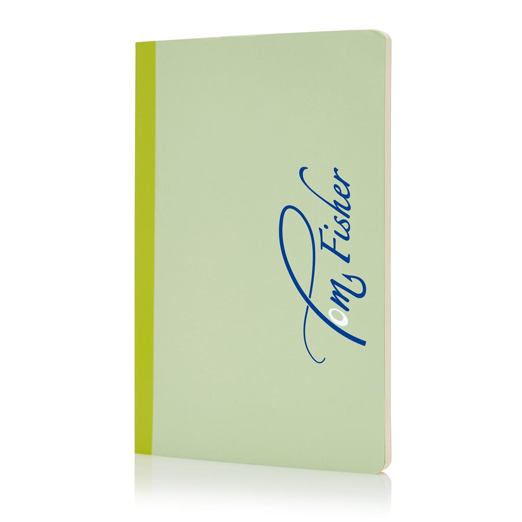 Schrijf je dagelijkse notities in deze trendy gekleurde en flexibele A5 notitieboekjes. 64 pagina's van 80g/m2.