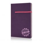 Creatief ontwerp A5 PU notitieboek met de bladwijzer