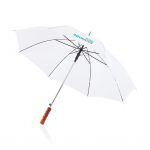 Paraplu met 210T polyester bespanning. Metalen steel