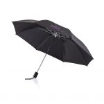 Opvouwbare paraplu met 210T polyester bespanning. Metalen steel